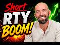 Short RTY for a solid hit!! Trade Recap and Live Trading Education