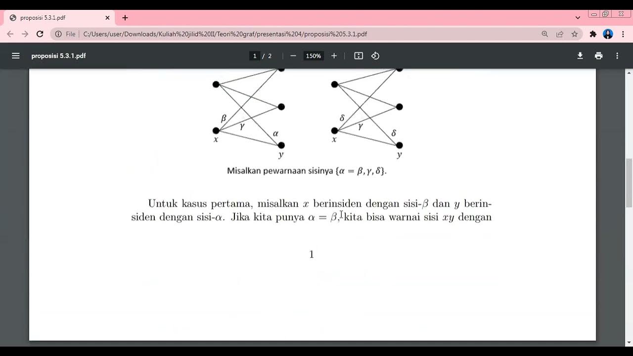 Proposisi 5 3 1 graph theory by reinhard diestel youtube