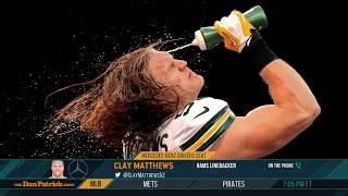 Rams LB Clay Matthews on His Strong Hair Game & Facing Aaron Rodgers| The Dan Patrick Show | 8/2/19
