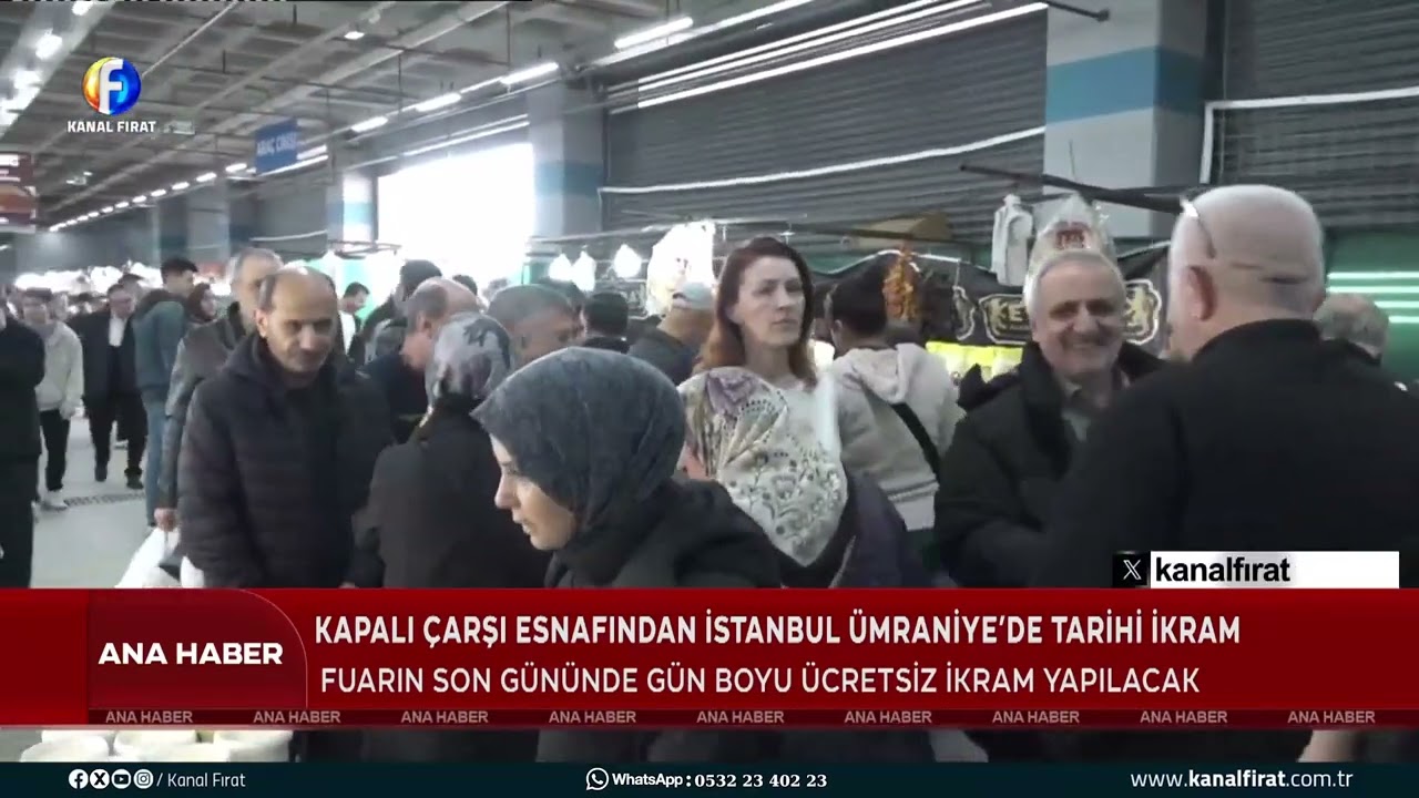 Ana Haber Kapalı Çarşı Esnafından İstanbul Ümraniye’de Tarihi İkram 17 02 2026