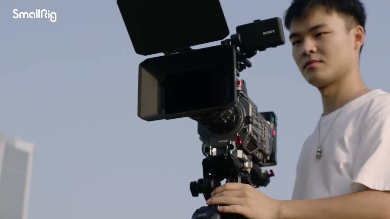 SmallRig 3751 Video Tripod Heavy-Duty with Fluid Head AD-01