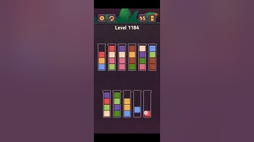 Complete Block King Sort Puzzle Level 1181 to Level 1185
