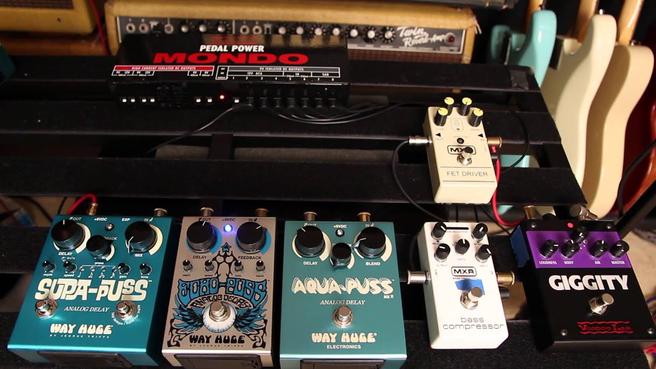 Way Huge Delay Pedal Shootout