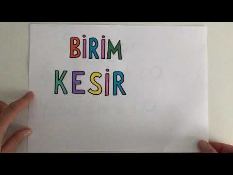 Video: Kesirler için birim form nedir?