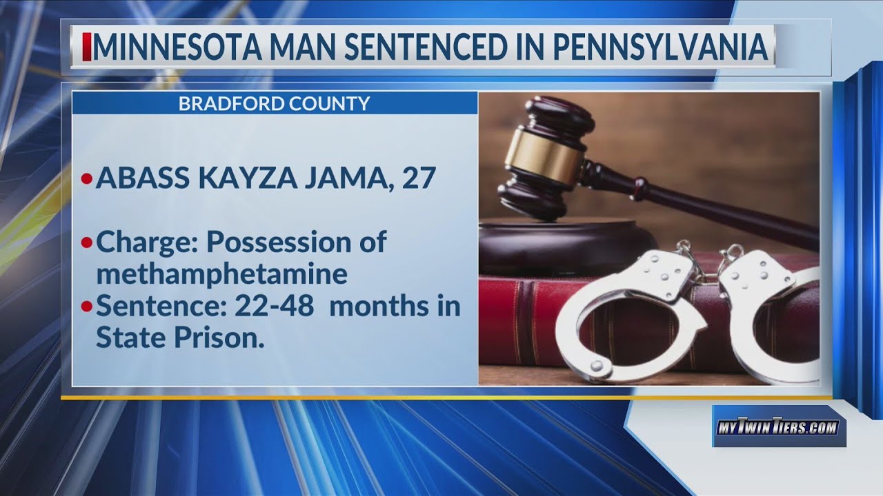 Minnesota man sentenced for drugs at Bradford County gas station - YouTube