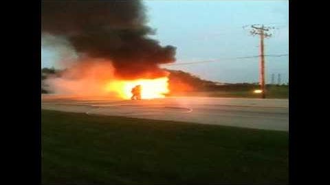 2008 C6 Corvette Z51 Explodes Blows Up