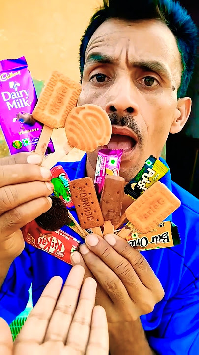 yummy 😋 Parle G biscuit 🍪 aur Barone chocolate 🍫#patanjli#creambiscuit#50=50#shortviral#shortfeed