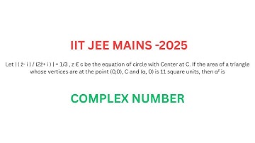 Let | ( z̄- i ) / (2z̄+ i ) | = 1/3 ,  be the equation of circle with Center at C. If the area of a.