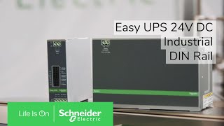 Zuverlässiger Stromschutz mit Easy UPS 24V DC Industrial DIN Rail | Schneider Electric