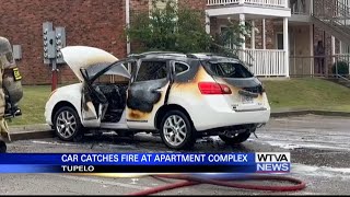 Car fire at Tupelo apartment complex under investigation