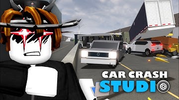 This Roblox Game is INSANE (Roblox Car Crash Studio)