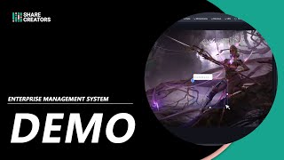 Sharecreators Enterprise Management System Demo