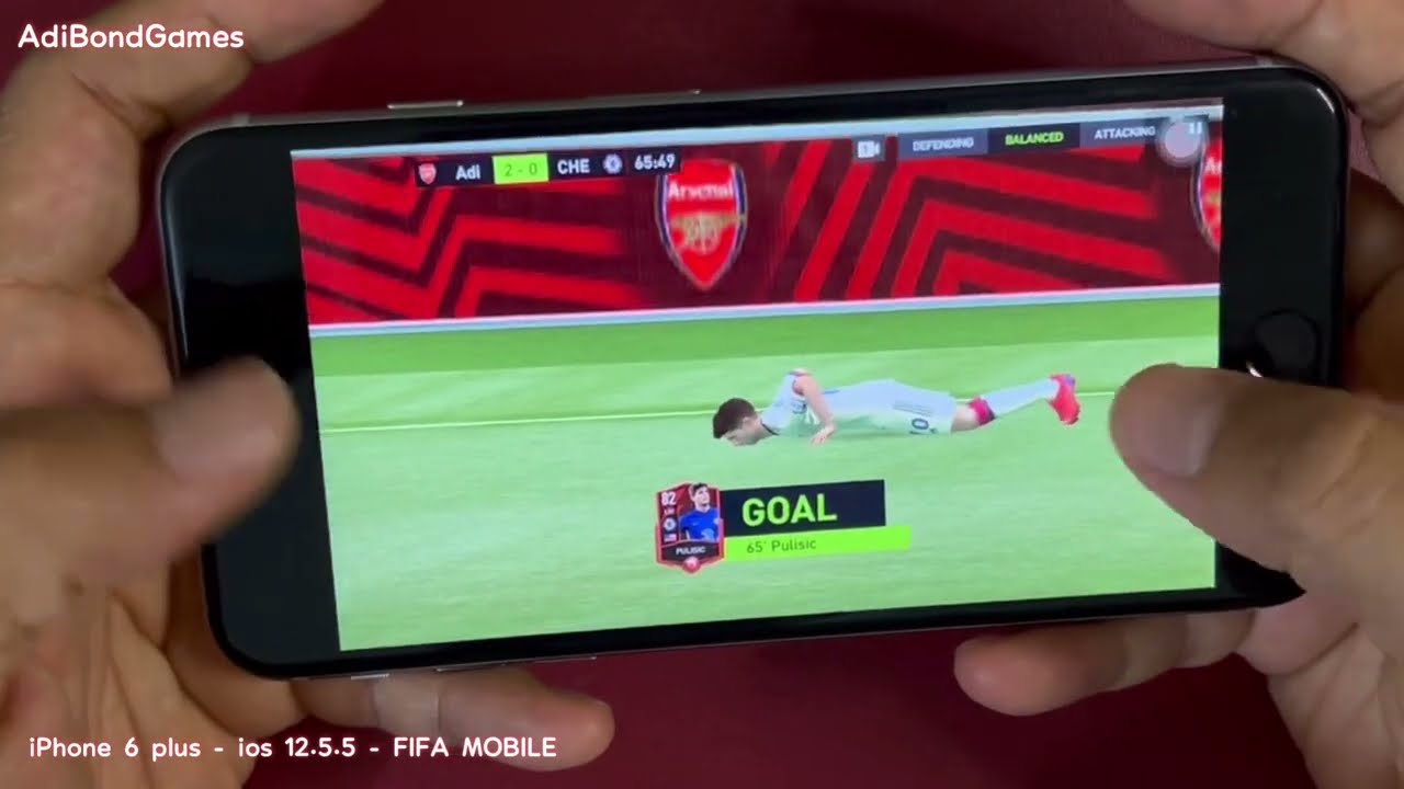 FIFA Mobile on iPhone 6 Plus ios 12.5.5 