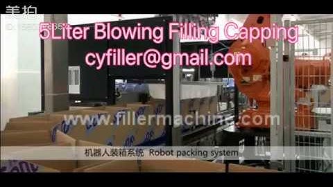 5 Liter Blowing Filling Capping   BFC (Blowing- Filling- Capping - Monoblock into one Monoblock)