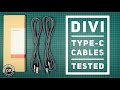2 DIVI Type-C cables tested