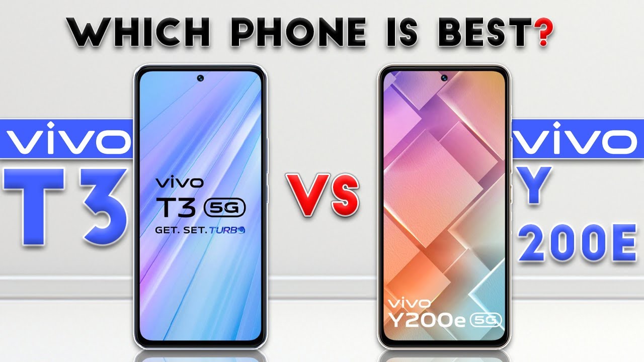 Vivo T3 vs Vivo Y200e : Which Phone is Best😯❓