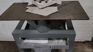 Di-Acro Model #2 Tab Notcher  6” x 6” in 16 gauge mild steel sheet metal