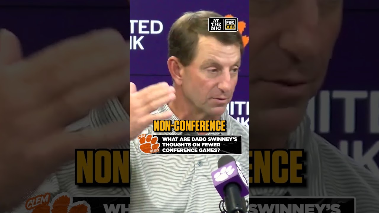 Dabo Swinney shares his perspective on Clemson’s four-game series with Georgia being canceled