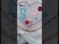 #Embroidery//Heart// #Alfabet 💜😘 #Shortvideo|| @pramodnishad399