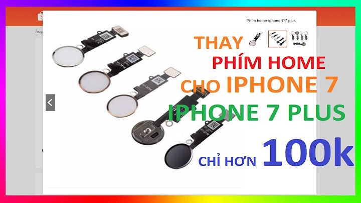 Sửa nút home iphone 7 plus bao nhiêu tiền