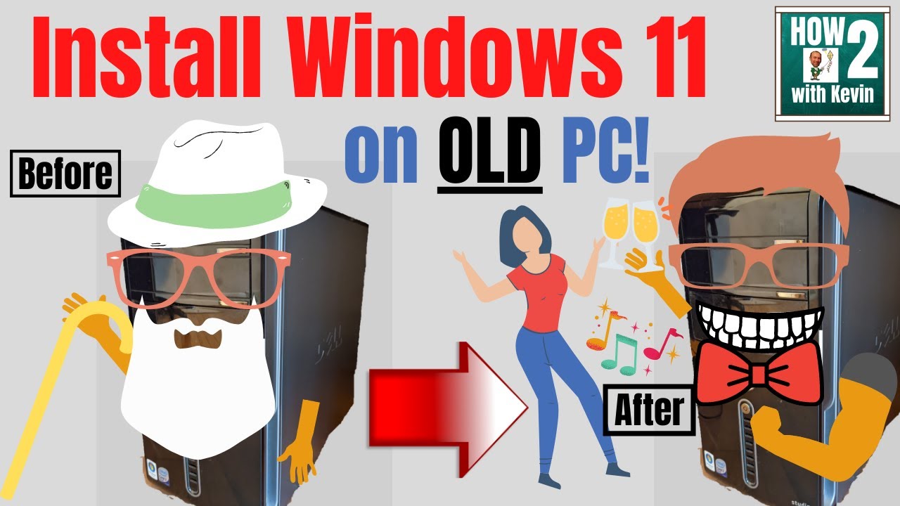 How to Install Windows 11 On an Unsupported PC from USB *Clean Install ...