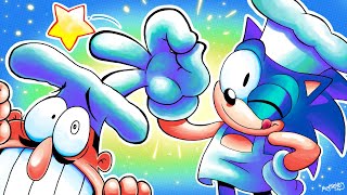 Sonic Meets Pizza Tower DX - Director&#39;s Cut in 16:9 &amp; Bonus Ending