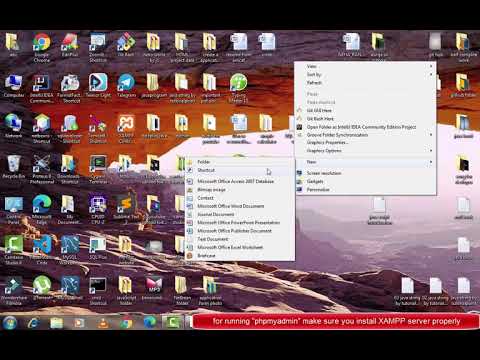 How to open phpmyadmin in XAMPP server - YouTube