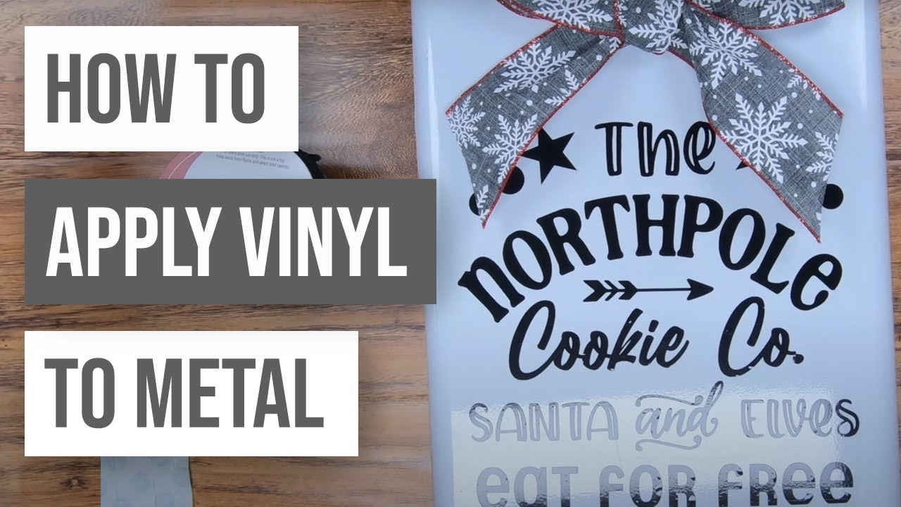 how to apply vinyl to metal youtube