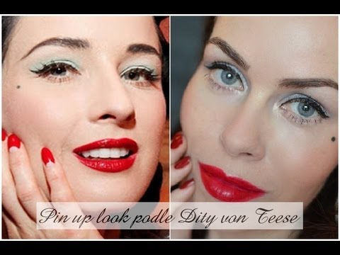 Pin up look podle Dity von Teese (22.video pro kamoska.cz)/ Dita von teese makeup look