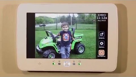 DSC PowerSeries TouchScreen Keypad PTK5507 Overview