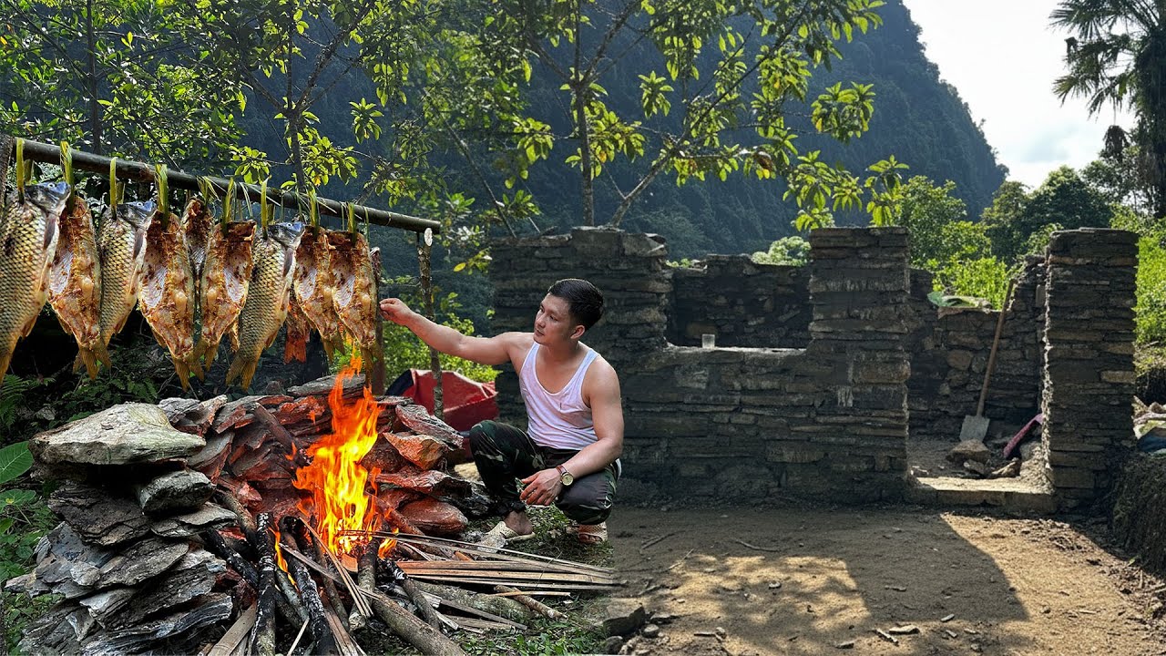 Young CEO’s New Journey – Building Life and Smoking Fish in Nature