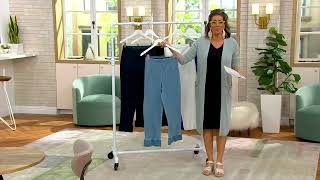 Women with Control Prime Stretch Denim Ruffle Pant on QVC screenshot 2