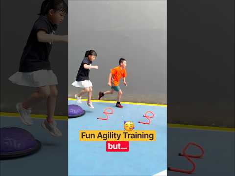Agility Training is Fun until you miss in the end 💫 #shorts #speedandagility #ninja