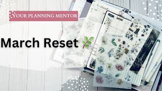 Plan With Me: March 2026 Monthly Planning Reset Routine Sterling Ink, Power Sheets & Hobonichi Weeks