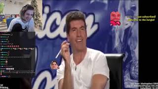 xQc Reacts to Best of Simon Cowell Against Mental People