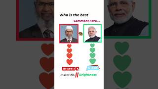 Narendra Modi vs Dr Zakir Naik- #vs #drzakirnaik #modi #shorts#viral