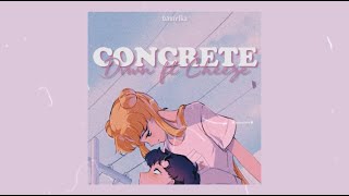 「 dvwn ft. cheeze ; concrete 」» traducida al español