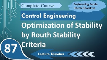 Routh Stability Criterion: Stability Optimization in Control Systems