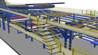 HEINOLA Sawmill Machinery Green sorting- and stick-stacking plant