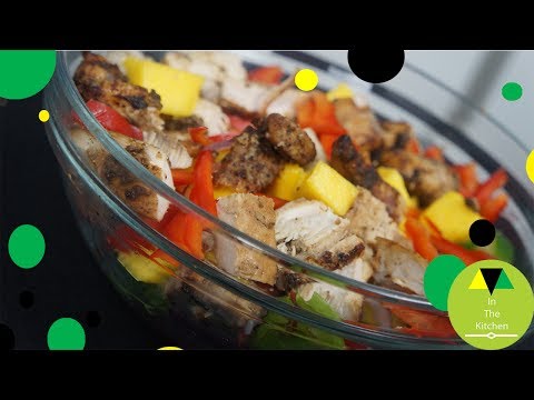 Jamaican jerk chicken salad | Jerk chicken salad