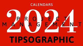 [FREE] Excel / Google Sheets Project Management Calendar Template 2024