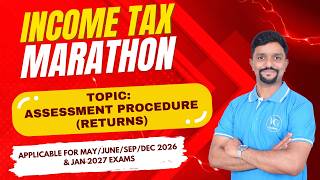 Assessment Procedure | Returns | Income Tax Marathon | Direct Tax Revision in English Updated Return