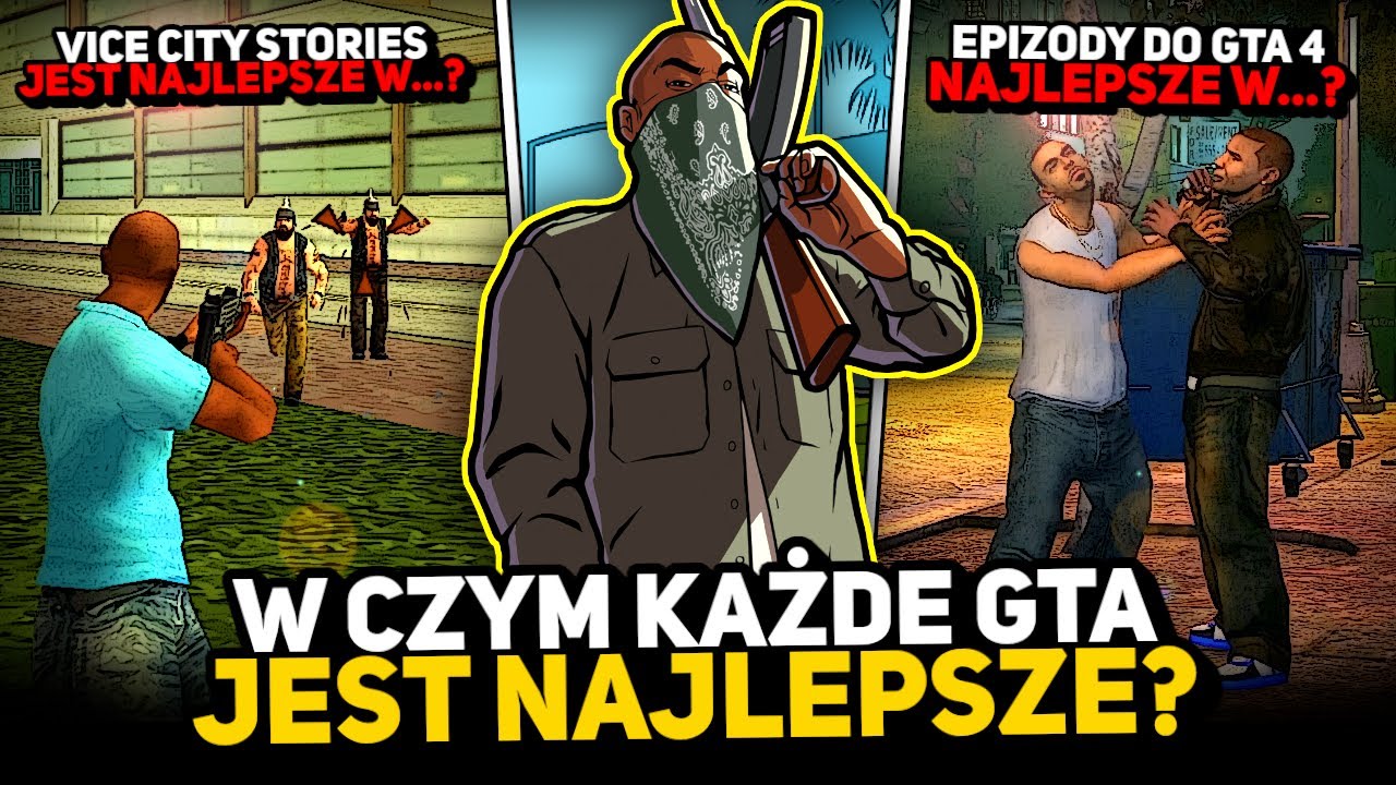 1 NAJLEPSZA / WYJĄTKOWA RZECZ Z KAŻDEJ CZEŚCI GTA | WSZYSTKIE CZĘŚCI GTA (GTA 1 - GTA 5)