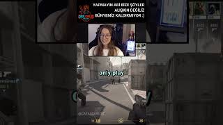 Cs2 Kiz Almayin Dedi̇m Şu Oyuna Kardeşi̇m Her Di̇lde Tepki̇ Ayni