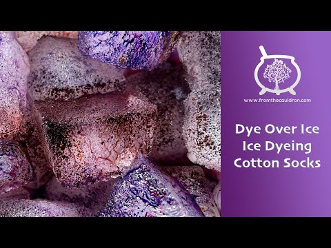 Dye Time #163: Ice Dyeing Socks, Dye Over Ice, Tie Dye, Indie Dyer ...