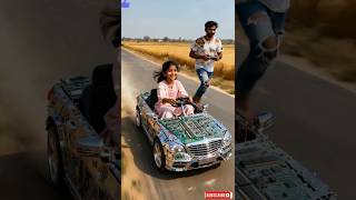 Poor Dad Builds Dream Car From Mud Just To See His Daughter Smile ❤️🚗✨ | Heart Touching #ai #cute