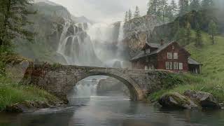Norwegian Waterfall Study Music 🌲 Deep Focus Beats for Studying, Working & Productivity