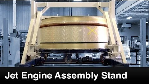 Custom Jet Engine Ergonomic Assembly Stand