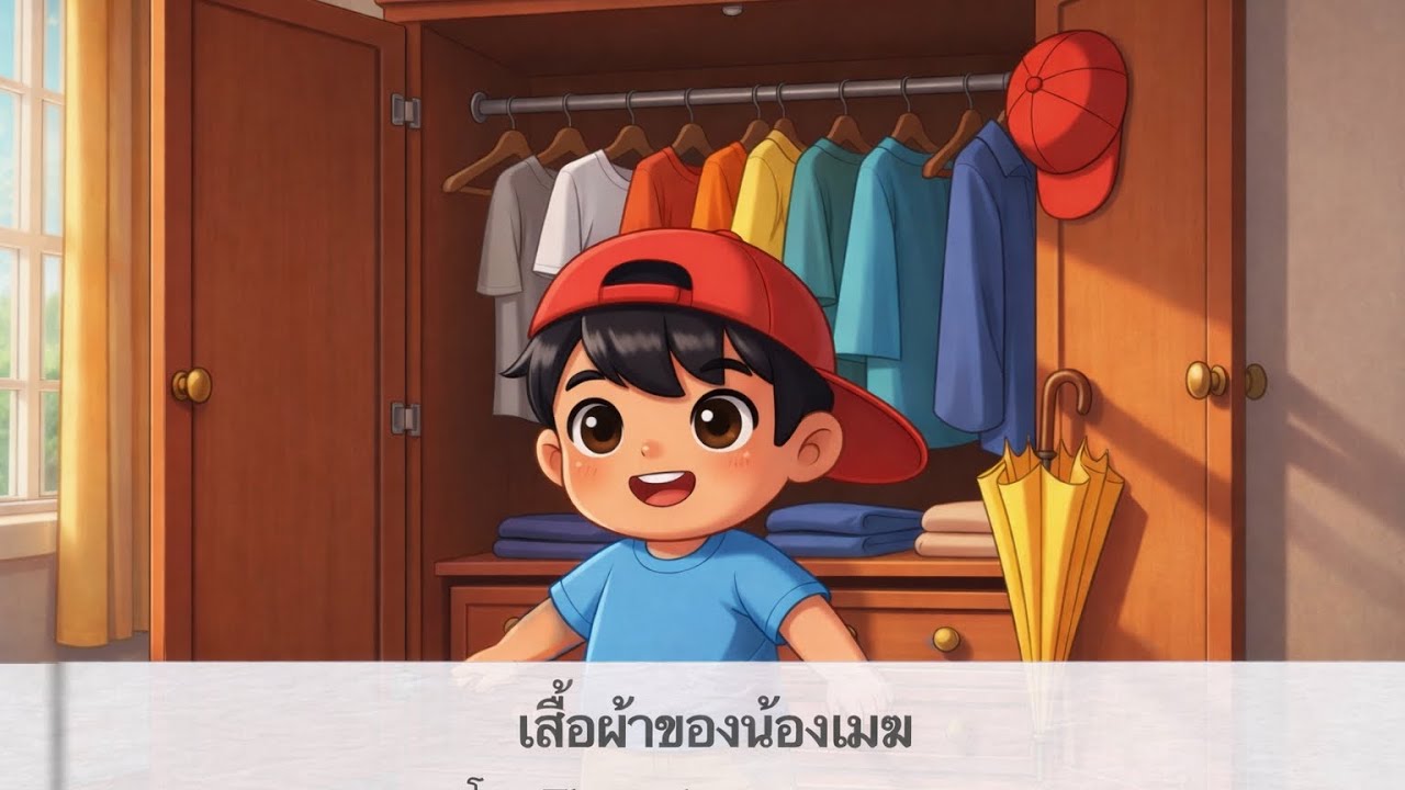 #นิทาน เรื่อง เสื้อผ้าของน้องเมฆ หน่วยการเรียนรู้ฤดูกาล เรื่องการแต่งกายตาฤดู