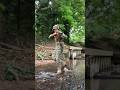 Quick patrol down stream #reenactment #wwiii #army #worldwar2